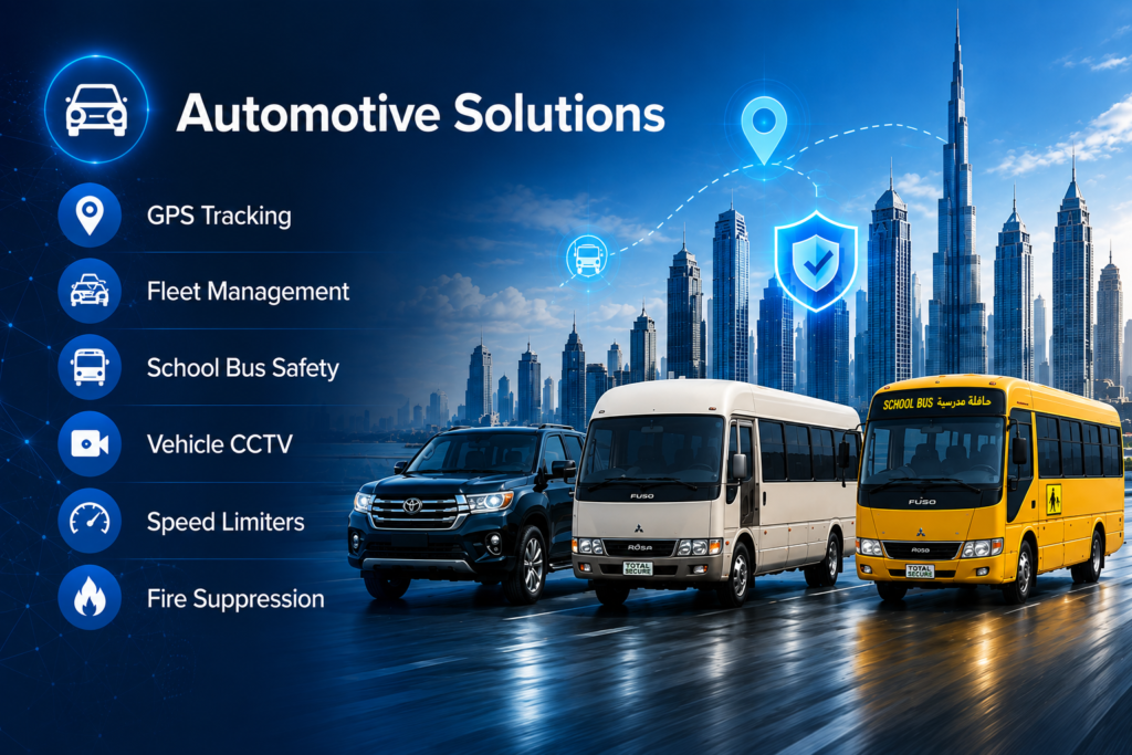 Automotive safety and fleet management solutions UAE