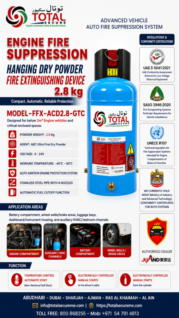 Engine Fire Suppression System Poster