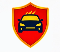 Vehicle engine fire protection and safety system