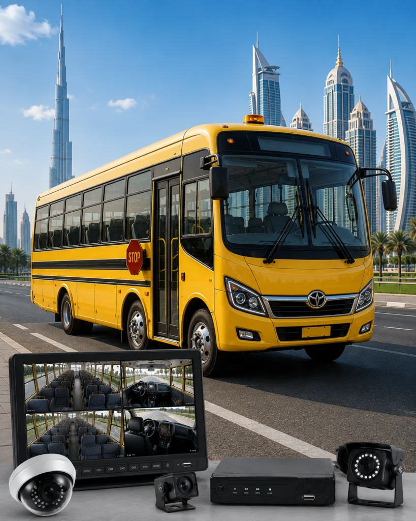 School bus CCTV safety camera
