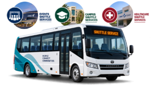 LED destination board for shuttle buses UAE